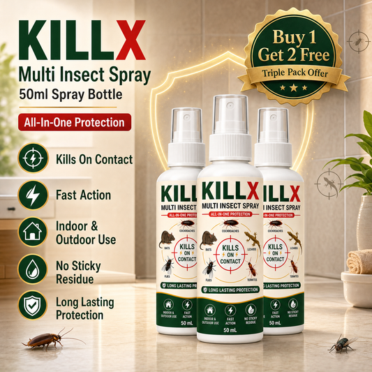 KILLX Multi Insect Spray (Buy 1 Get 2 Free)